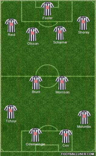 West Bromwich Albion Formation 2011