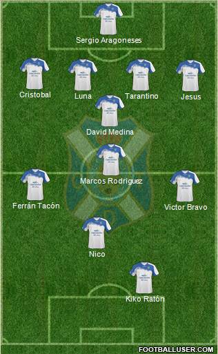 C.D. Tenerife S.A.D. Formation 2011