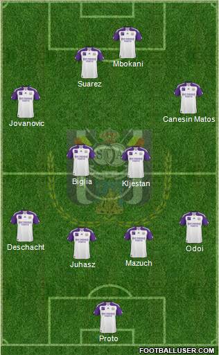 RSC Anderlecht Formation 2011