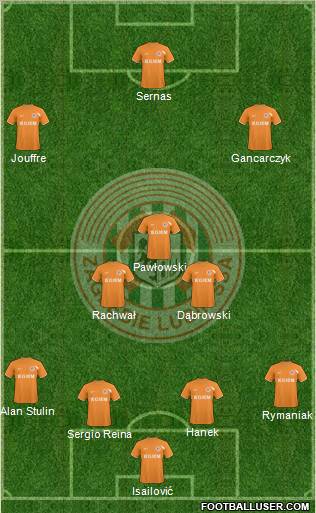 Zaglebie Lubin Formation 2011