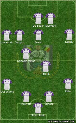 RSC Anderlecht Formation 2011