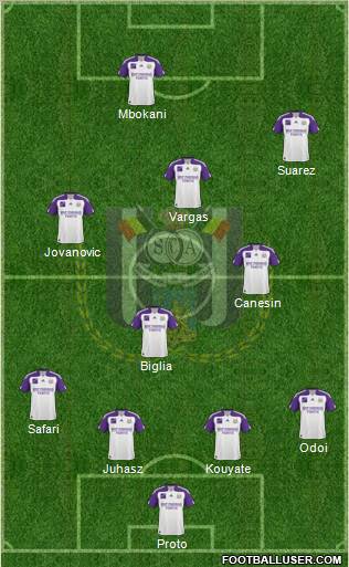 RSC Anderlecht Formation 2011