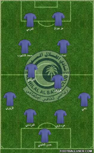 Al-Hilal (KSA) Formation 2011