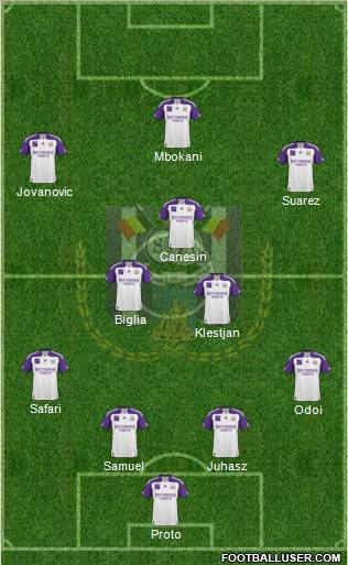 RSC Anderlecht Formation 2011