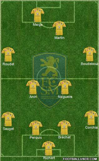 FC Sochaux-Montbéliard Formation 2011