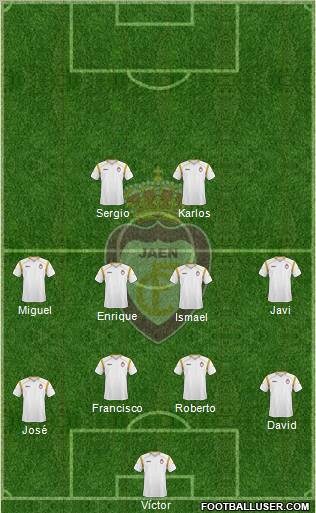 Real Jaén C.F. Formation 2011