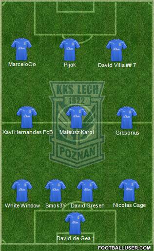 Lech Poznan Formation 2011