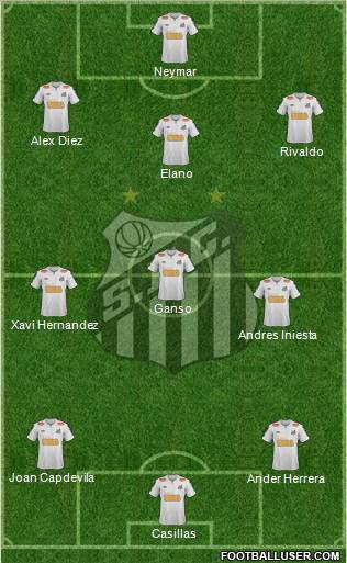 Santos FC Formation 2011