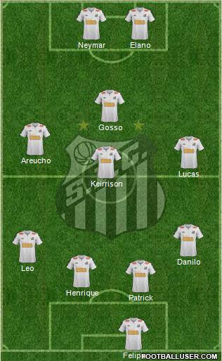 Santos FC Formation 2011