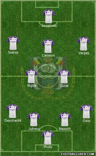 RSC Anderlecht Formation 2011