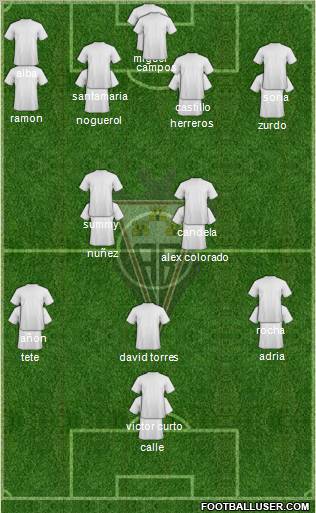 Albacete B., S.A.D. Formation 2011