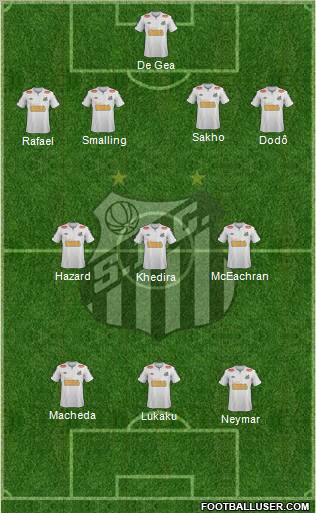 Santos FC Formation 2011