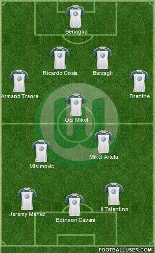 VfL Wolfsburg Formation 2011