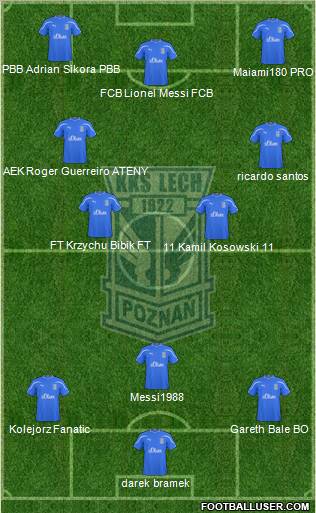 Lech Poznan Formation 2011