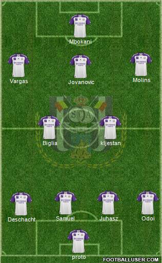 RSC Anderlecht Formation 2011