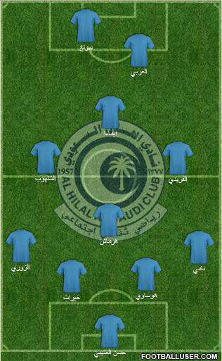 Al-Hilal (KSA) Formation 2011