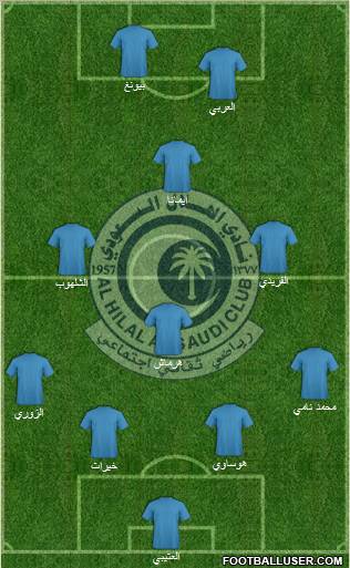 Al-Hilal (KSA) Formation 2011