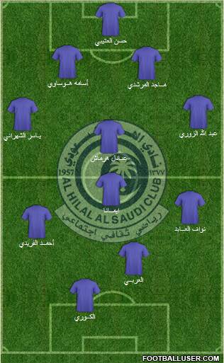 Al-Hilal (KSA) Formation 2011