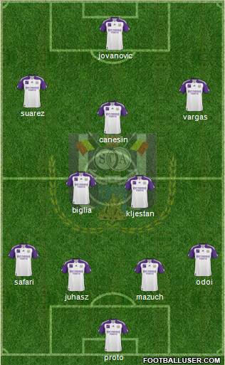 RSC Anderlecht Formation 2011