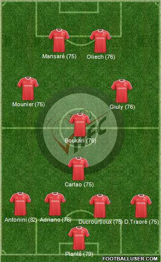 Valenciennes Football Club Formation 2011