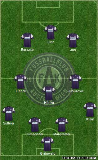 FK Austria Wien Formation 2011