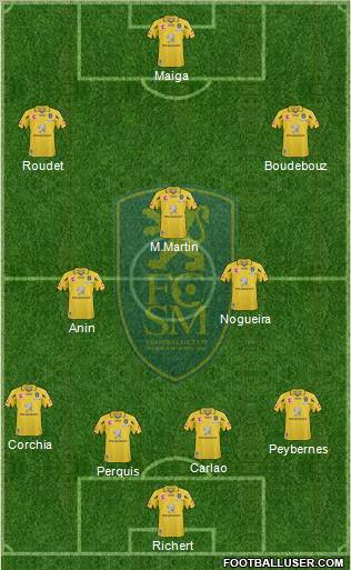 FC Sochaux-Montbéliard Formation 2011