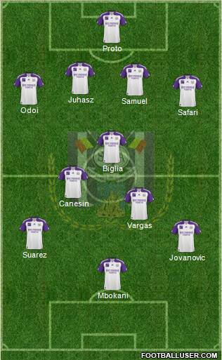 RSC Anderlecht Formation 2011