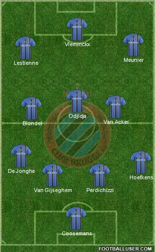 Club Brugge KV Formation 2011