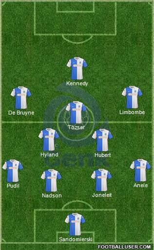 K Racing Club Genk Formation 2011