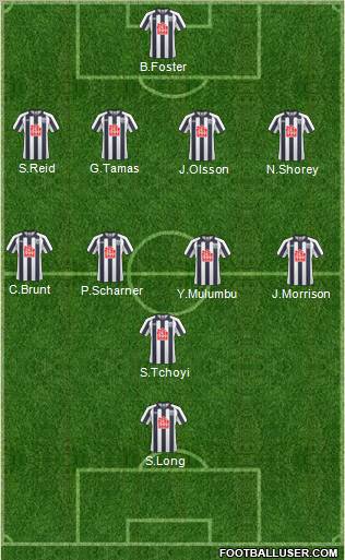 West Bromwich Albion Formation 2011