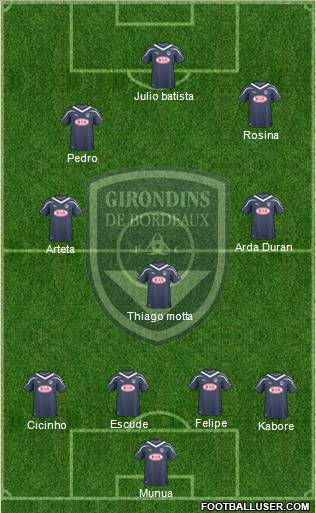 FC Girondins de Bordeaux Formation 2011