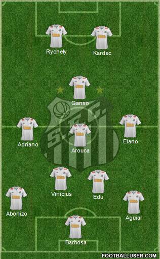 Santos FC Formation 2011