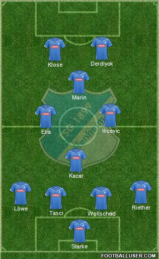 TSG 1899 Hoffenheim Formation 2011