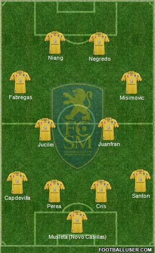 FC Sochaux-Montbéliard Formation 2011