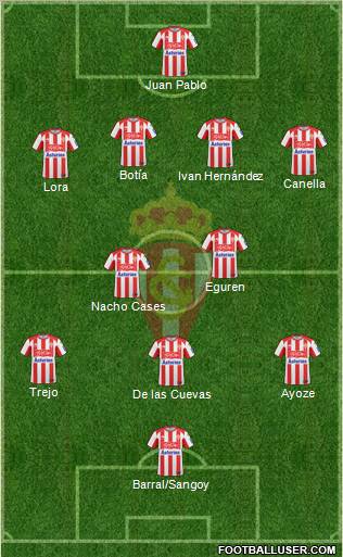 Real Sporting S.A.D. Formation 2011