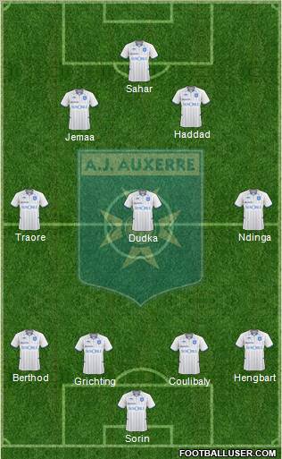 A.J. Auxerre Formation 2011