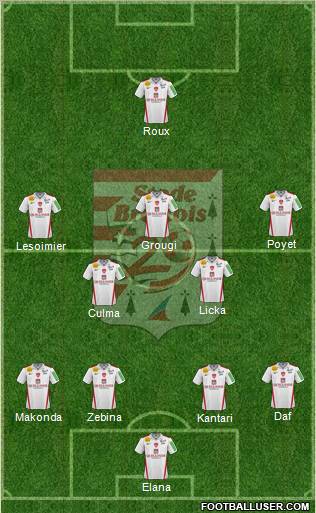 Stade Brestois 29 Formation 2011