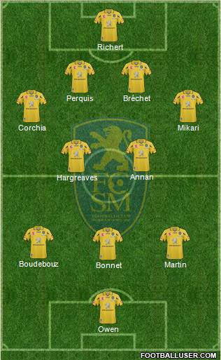 FC Sochaux-Montbéliard Formation 2011