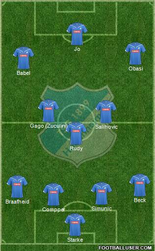 TSG 1899 Hoffenheim Formation 2011