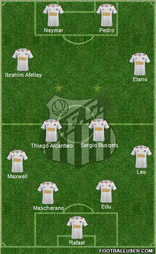 Santos FC Formation 2011