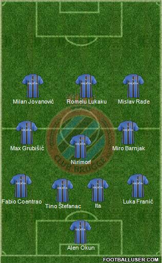 Club Brugge KV Formation 2011