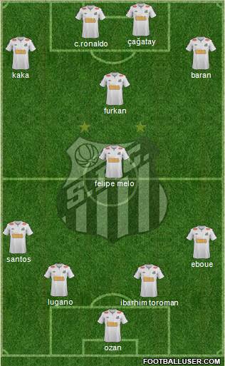 Santos FC Formation 2011