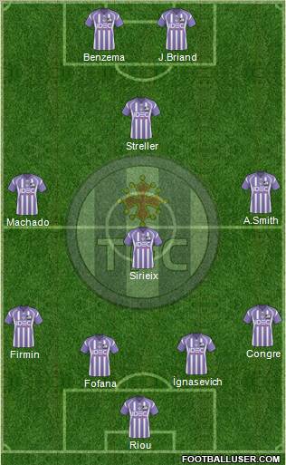 Toulouse Football Club Formation 2011