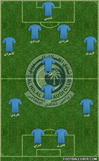 Al-Hilal (KSA) Formation 2011