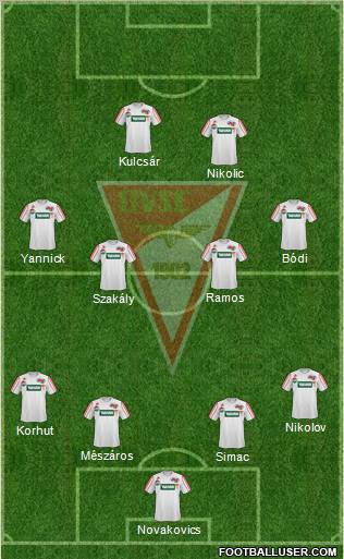 Debreceni VSC Formation 2011