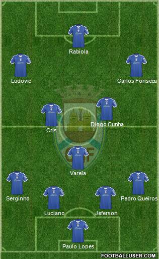 Clube Desportivo Feirense Formation 2011