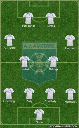 A.J. Auxerre Formation 2011