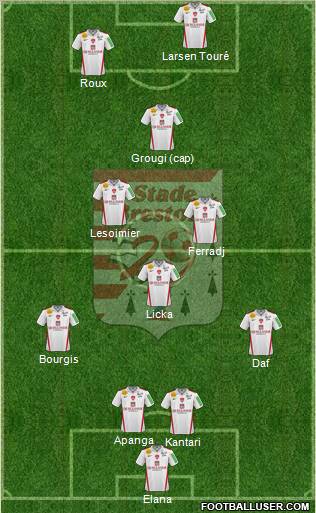 Stade Brestois 29 Formation 2011