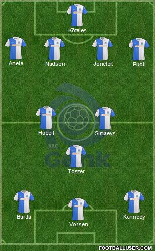 K Racing Club Genk Formation 2011