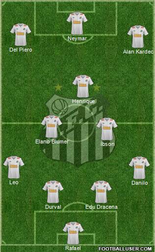 Santos FC Formation 2011